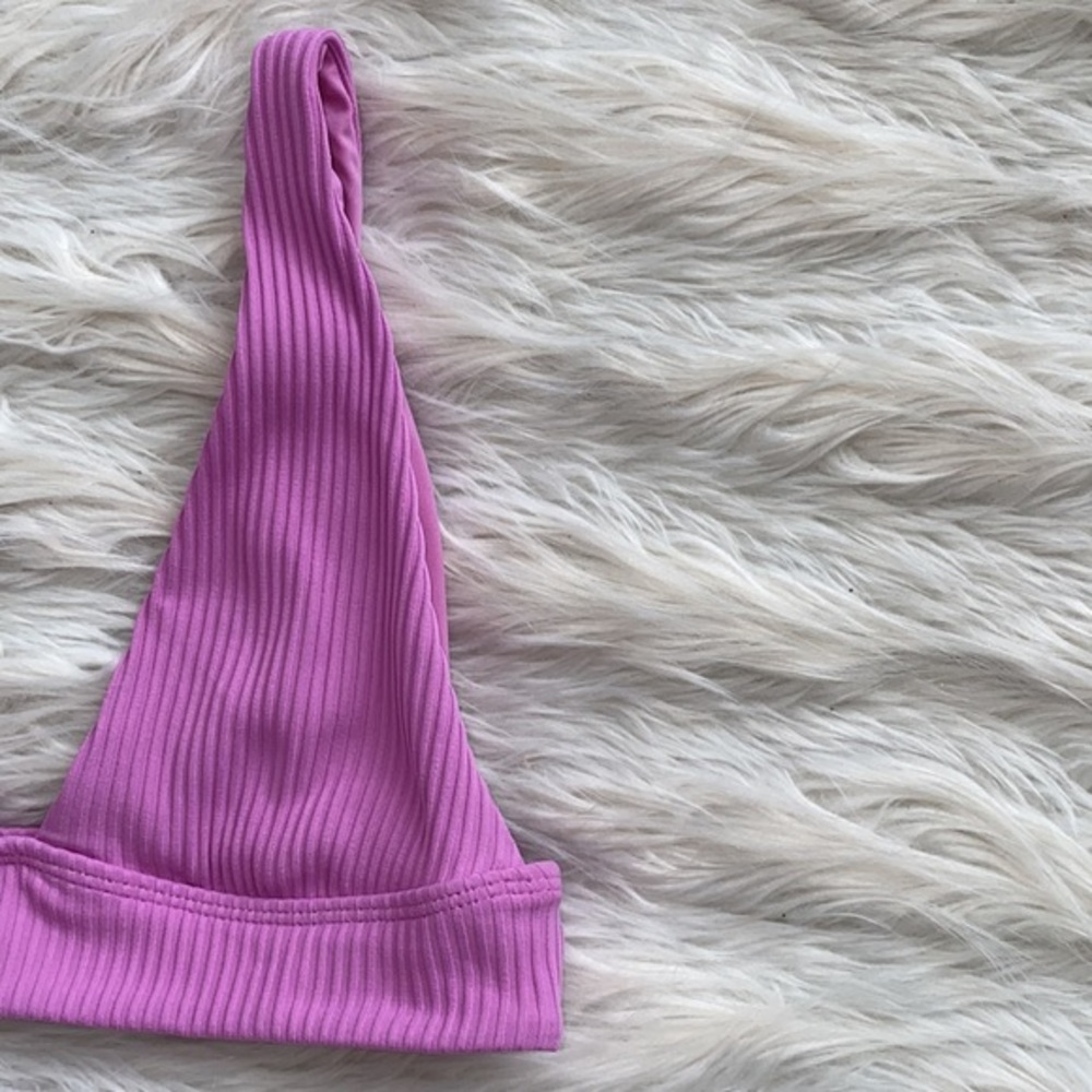 PacSun | Ribbed Banded Triangle‎ Bikini Top - Picture 4 of 8